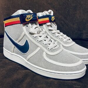 Unreleased 2004 Sample Nike Vandal High Mens 9 US 42.5 EUR Cement Linen Navy